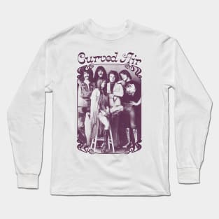 Curved Air / Retro Style Prog Rock Design Long Sleeve T-Shirt